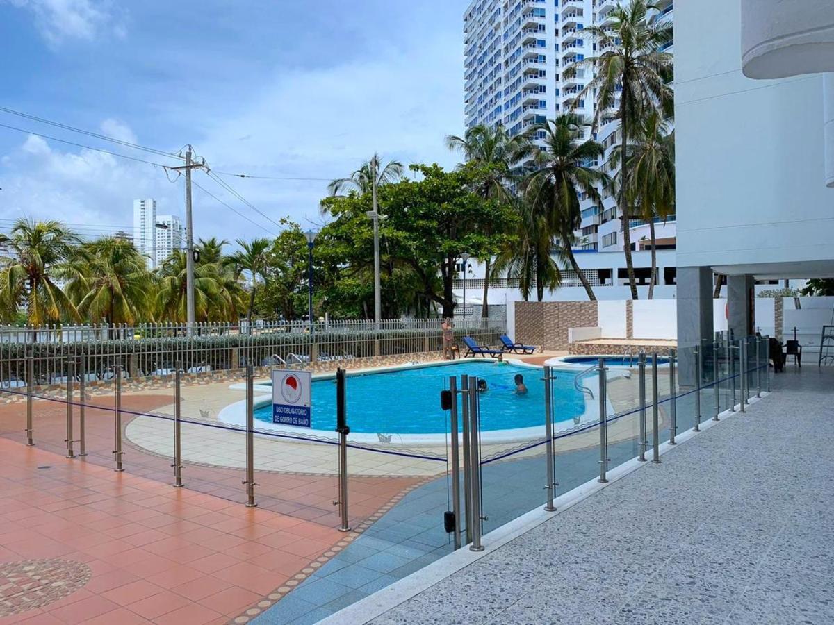 Apartamento Con Hermosa Vista Y Cerca De Playas Cartagena Bagian luar foto