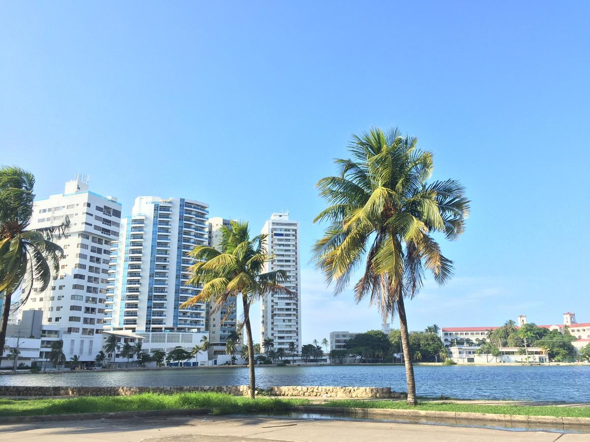 Apartamento Con Hermosa Vista Y Cerca De Playas Cartagena Bagian luar foto